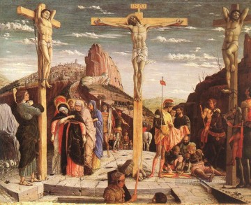 Christentum und Jesus Werke - Kreuzigung Maler Andrea Mantegna Religiosen Christentum